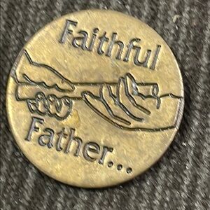 Faithful Father Bronze Keepsake Coin